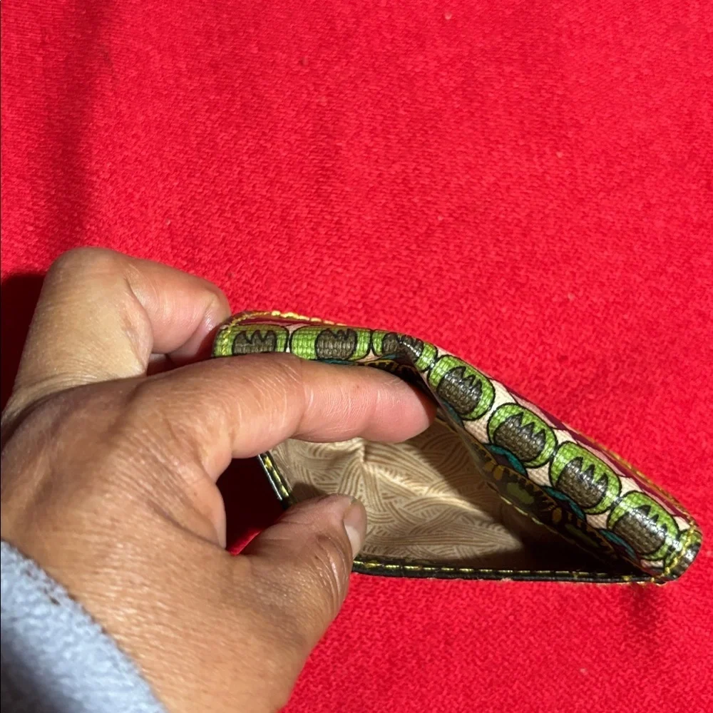 Sakroots Green Multi Patterned Card Sleeve